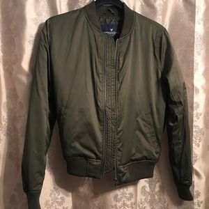 Army Green Bomber Jacket